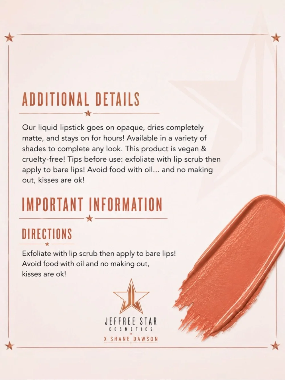 Jeffree Star x Shane Dawson I Gotta Go Velour Liquid Lipstick BNIB